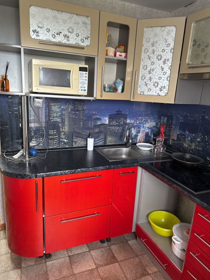 1-к. квартира, 32 м², 2 кровати