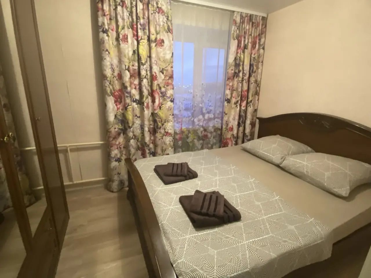 3-к. квартира, 60 м², 3 кровати